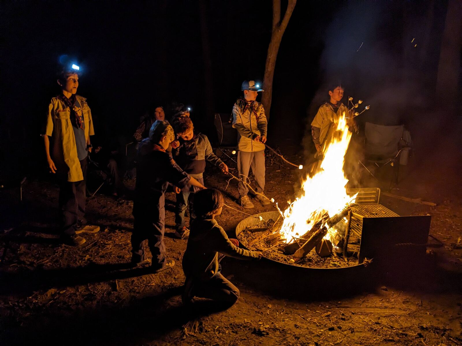 Pack 209 Cub Scouts camping trip